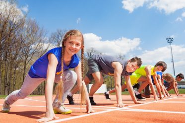 Laufwettbewerb Kinder