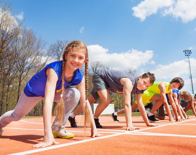 Laufwettbewerb Kinder