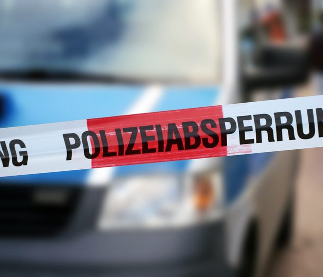 Polizeiabsperrung