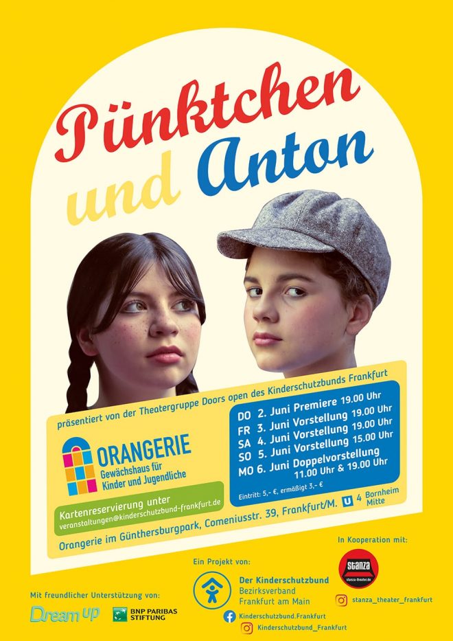 Plakat Pünktchen und Anton