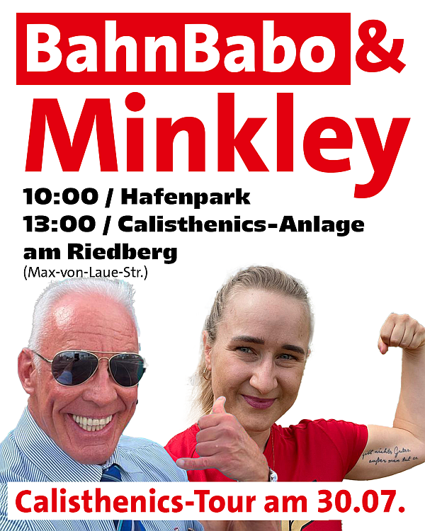 Plakat BahnBabo & Minkley