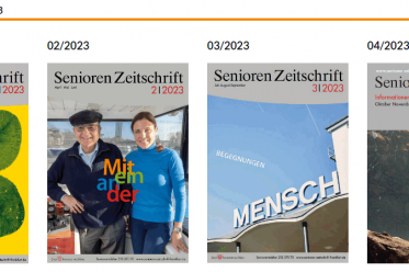 Screenshot Archiv Senioren Zeitschrift