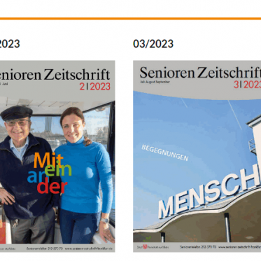 Screenshot Archiv Senioren Zeitschrift