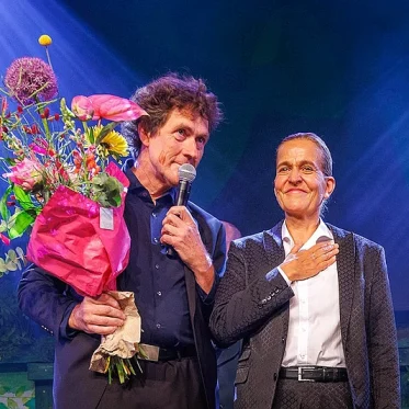 Maja Wolff und Torsten Müller auf der Bühne