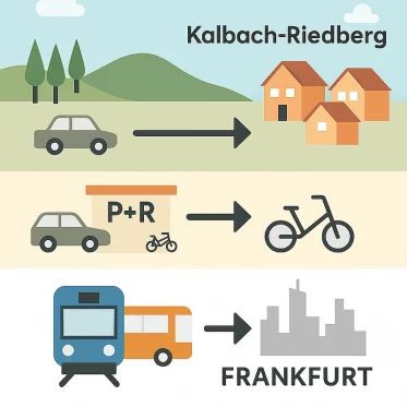 Pendlerstöme Symbolbild