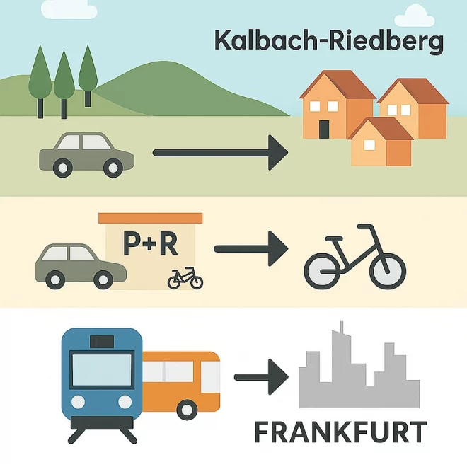 Pendlerstöme Symbolbild
