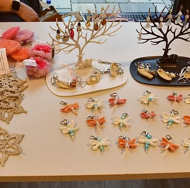 Kreativmarkt bei Billabong 2022 - Stand mit Handwerksartikeln