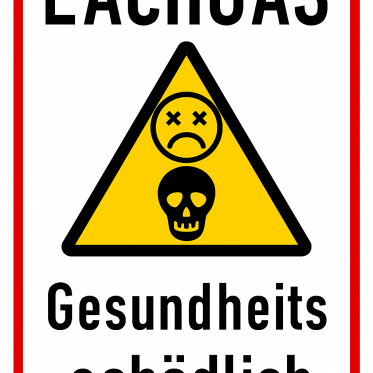 Lachgas ist Gesundheitsschädlich