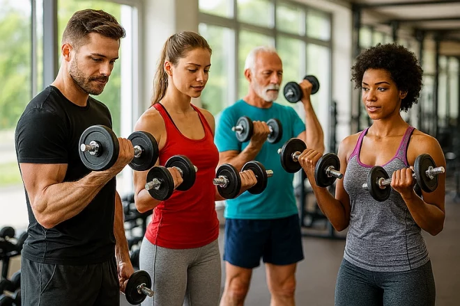 Symbolbild Hantelsport