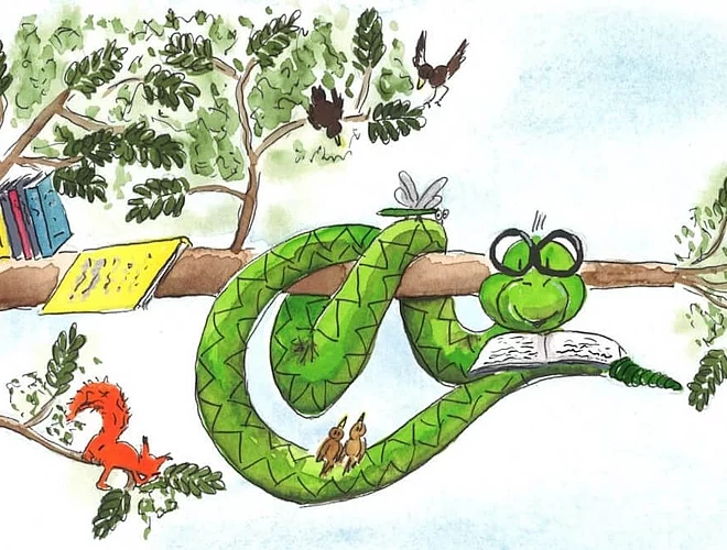 Kinderbuchmesse Kalbacher Klapperschlange