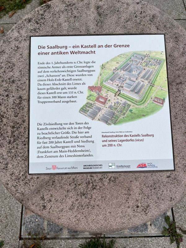 Die Saalburg - ein Kastell an der Grenze einer antiken Weltmacht