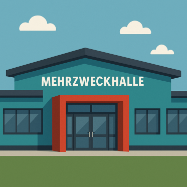 Mehrzweckhalle Symbolbild