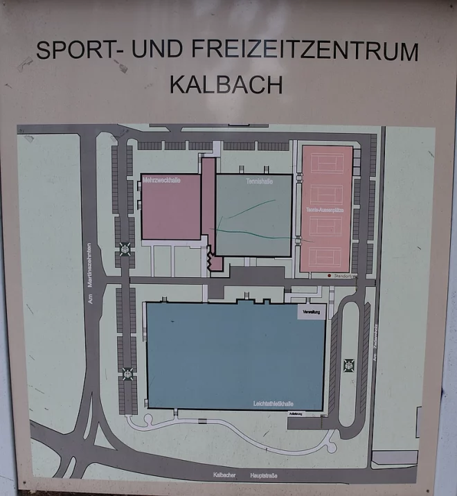 Sport- und Freizeitzentrum Übersichtsplan