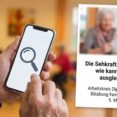 Digitale Senioren Symbolbild zur Veranstaltungsankündigung