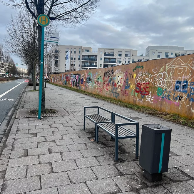 Bushaltestelle Uni Campus Riedberg