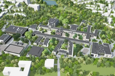 Visualisierung: Luftbild-Ernst-Reuter-Schulen