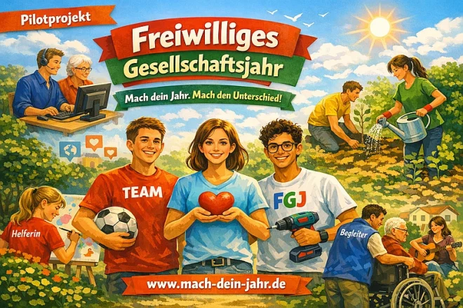 Symbolbild zum Freiwilligen Gesellschaftsjahr