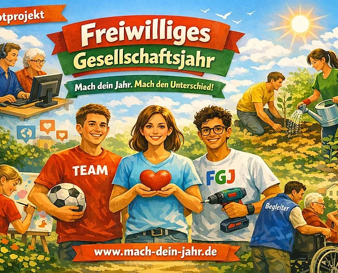 Symbolbild zum Freiwilligen Gesellschaftsjahr
