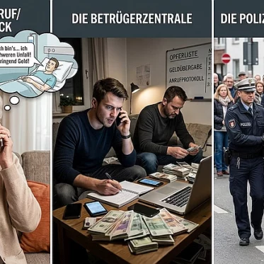 Symbolbild Telefonbetrug und Festnahme