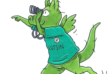 Naturlotsinnen im Einsatz - Zeichnung Philip Wächter