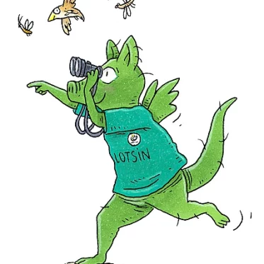 Naturlotsinnen im Einsatz - Zeichnung Philip Wächter