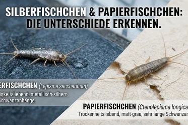 Symbolbild Silberfischchen - Papierfischchen