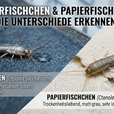 Symbolbild Silberfischchen - Papierfischchen
