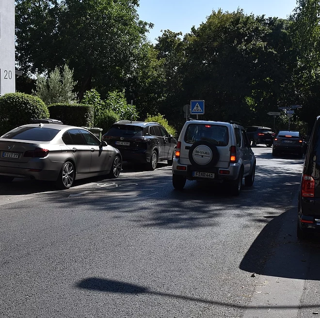 Verkehr in der Fleckenbühlerstraße
