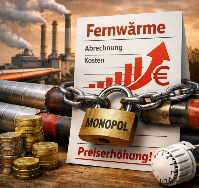 Symbolbild: Preisanstieg Fernwärme
