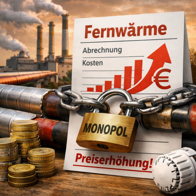 Symbolbild: Preisanstieg Fernwärme