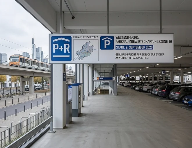 Symbolbild Parkraumbewirtschaftung in Frankfurt