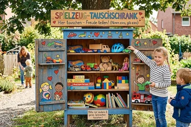 Symbolbild Spiel-Tauschschrank