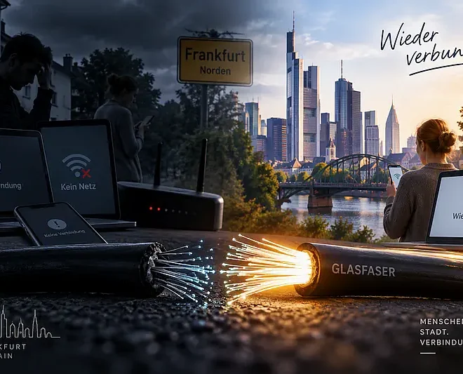 Symbolbild: Kabel zerstört